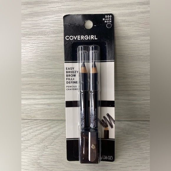 CoverGirl Easy Breezy Black, Fill+Define Pencils [500] black noir - Picture 2 of 9